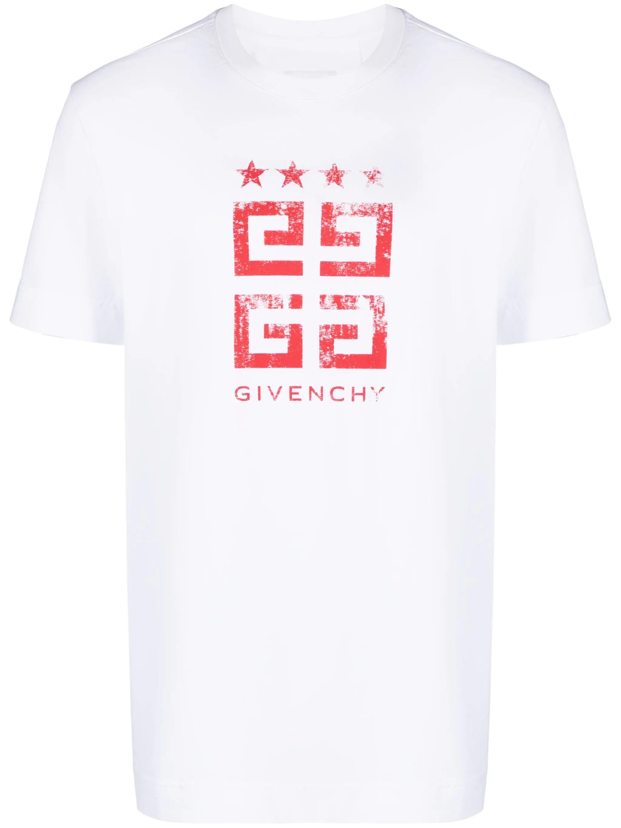 Givenchy 4G Stars T Shirt in White for Men Lyst