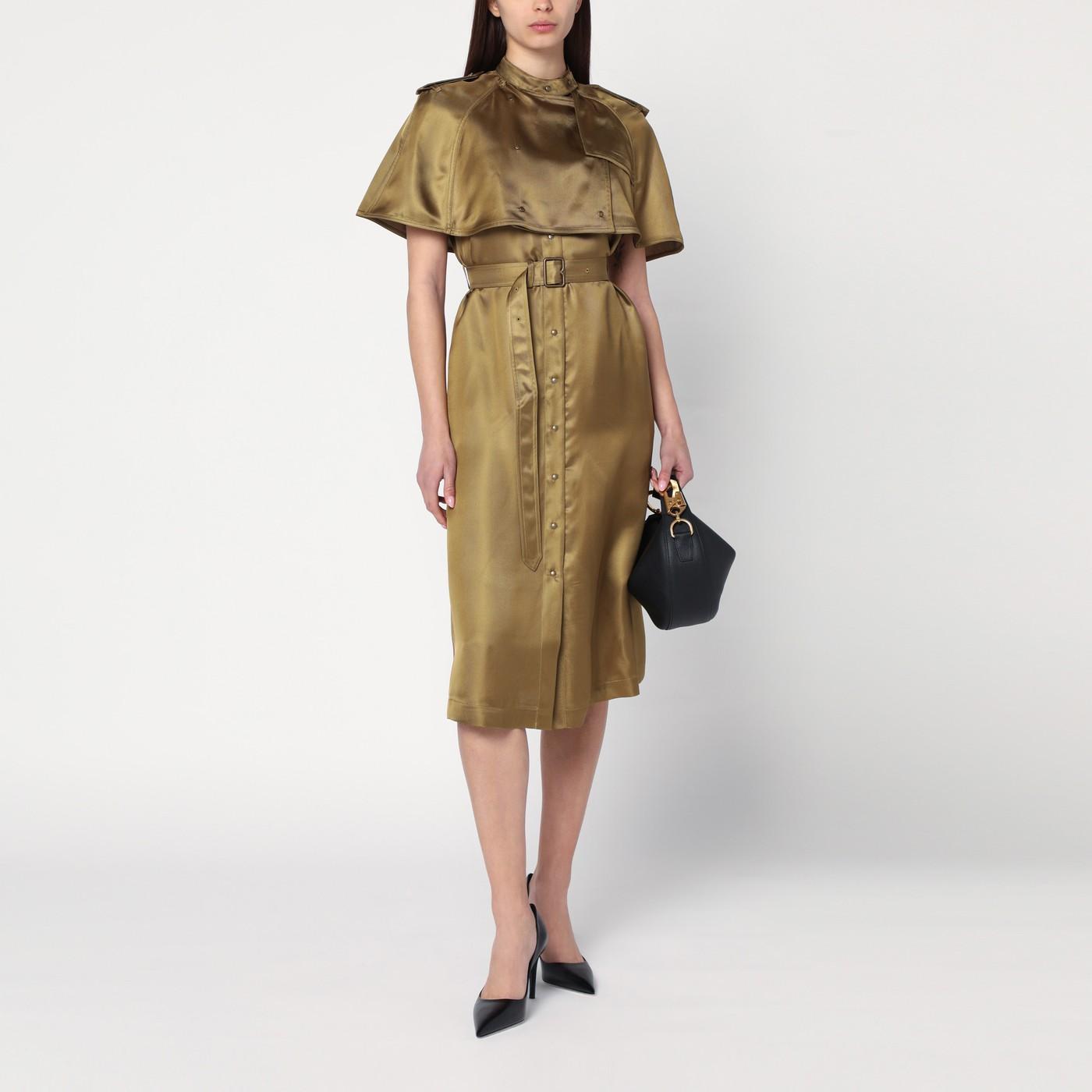 ワンピース Burberry Ivory Trench Dress In Viscose Burberry Ivory trench dress in viscose | TheDoubleF