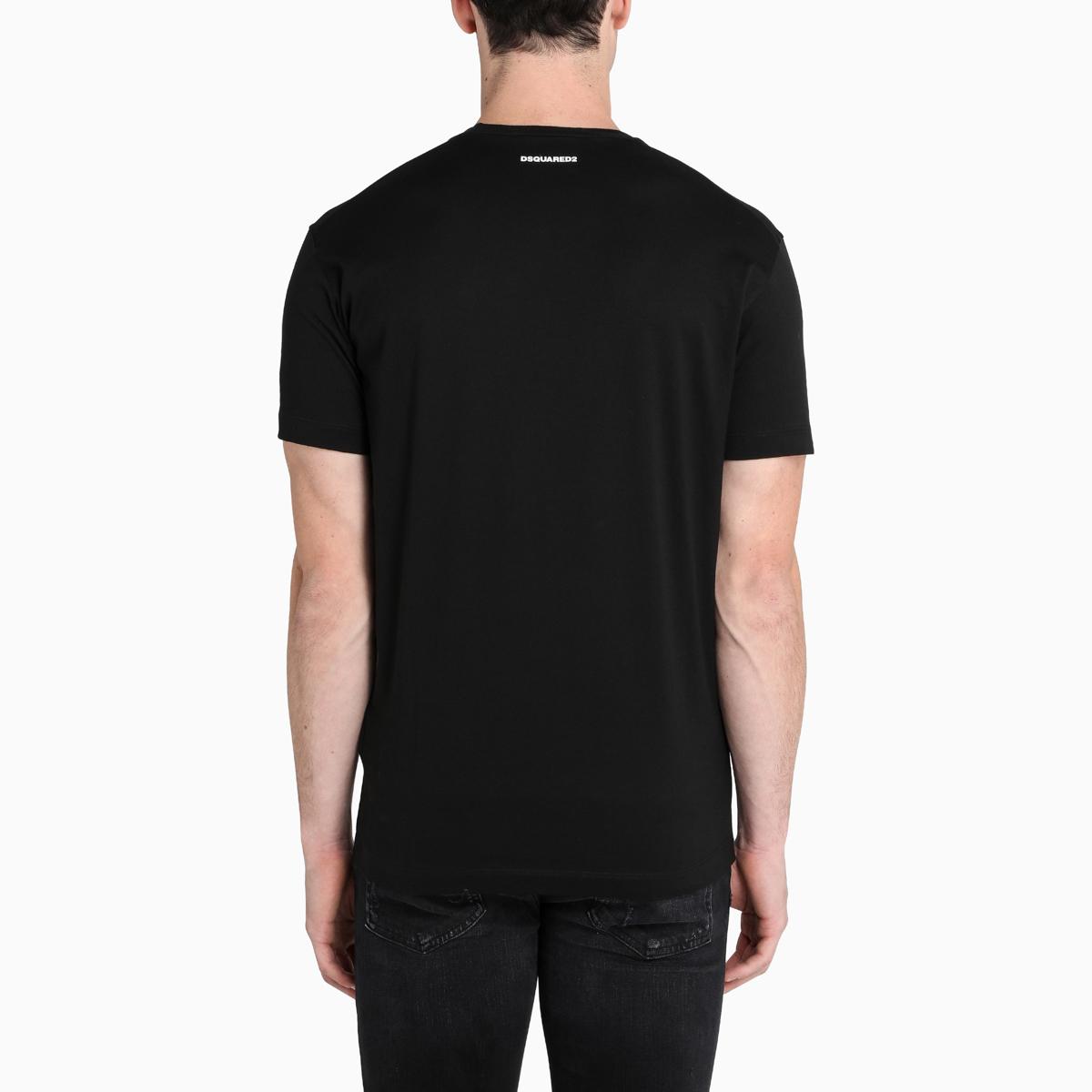 black and blue dsquared t shirt