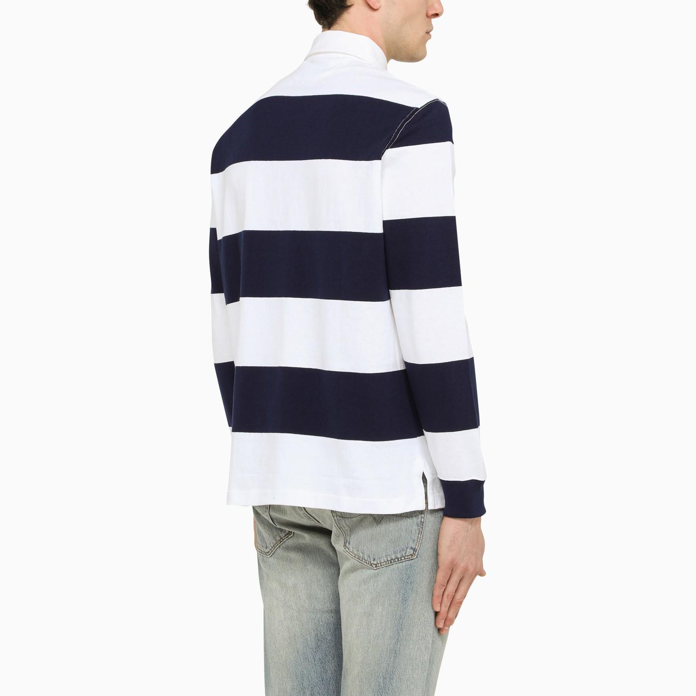 Louis Vuitton Black Cotton Pique Long Sleeve Polo T-Shirt L