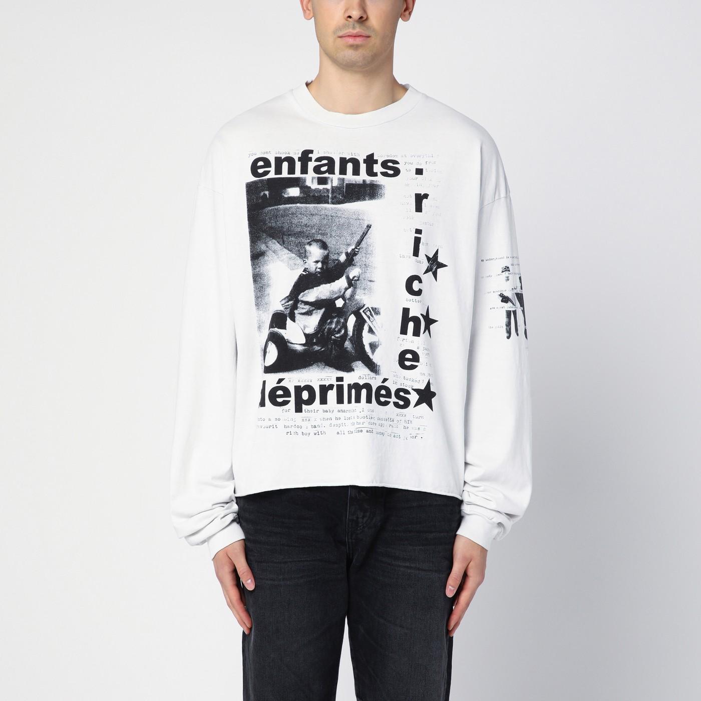 Enfants Riches Deprimes White Cotton Jersey With Prints for Men
