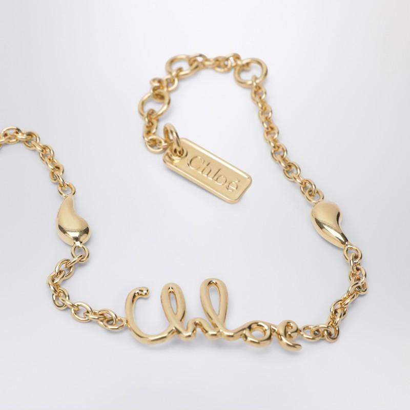 ブレスレット CHLOE CHLOE ICONIC BRACELET IN BRASS Chloé Iconic bracelet in gold - Chloe | Mytheresa