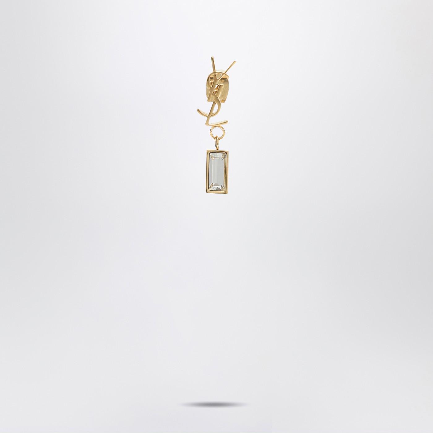 ピアス SINGLE EARRING CASSANDRE Cassandre clip-on single earring in gold - Saint Laurent