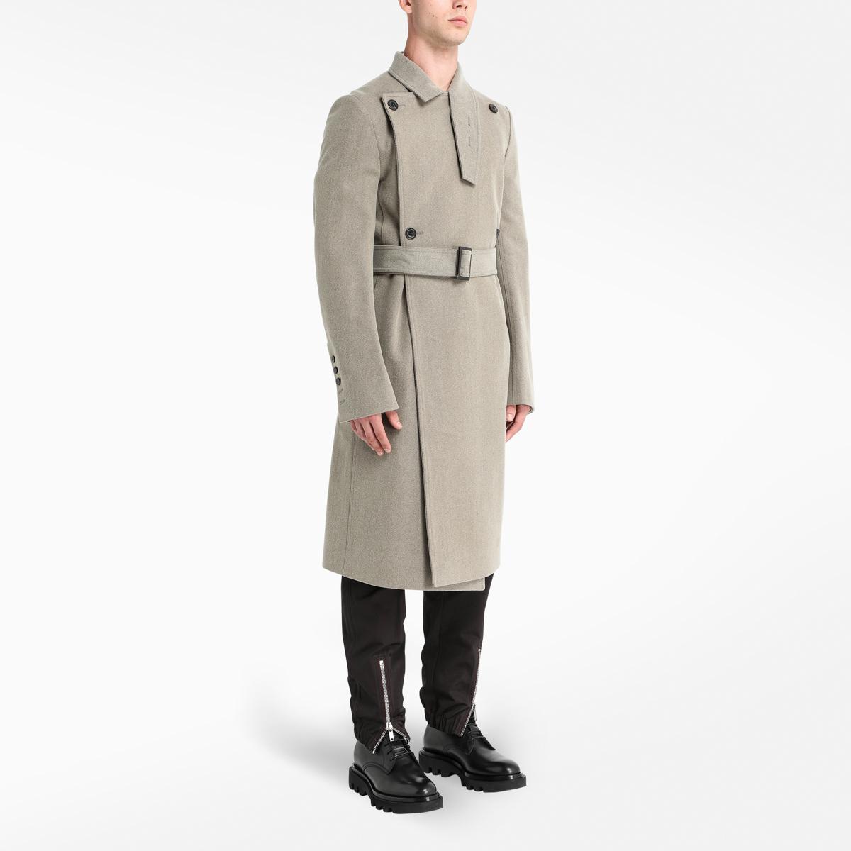 rick owens wool coat