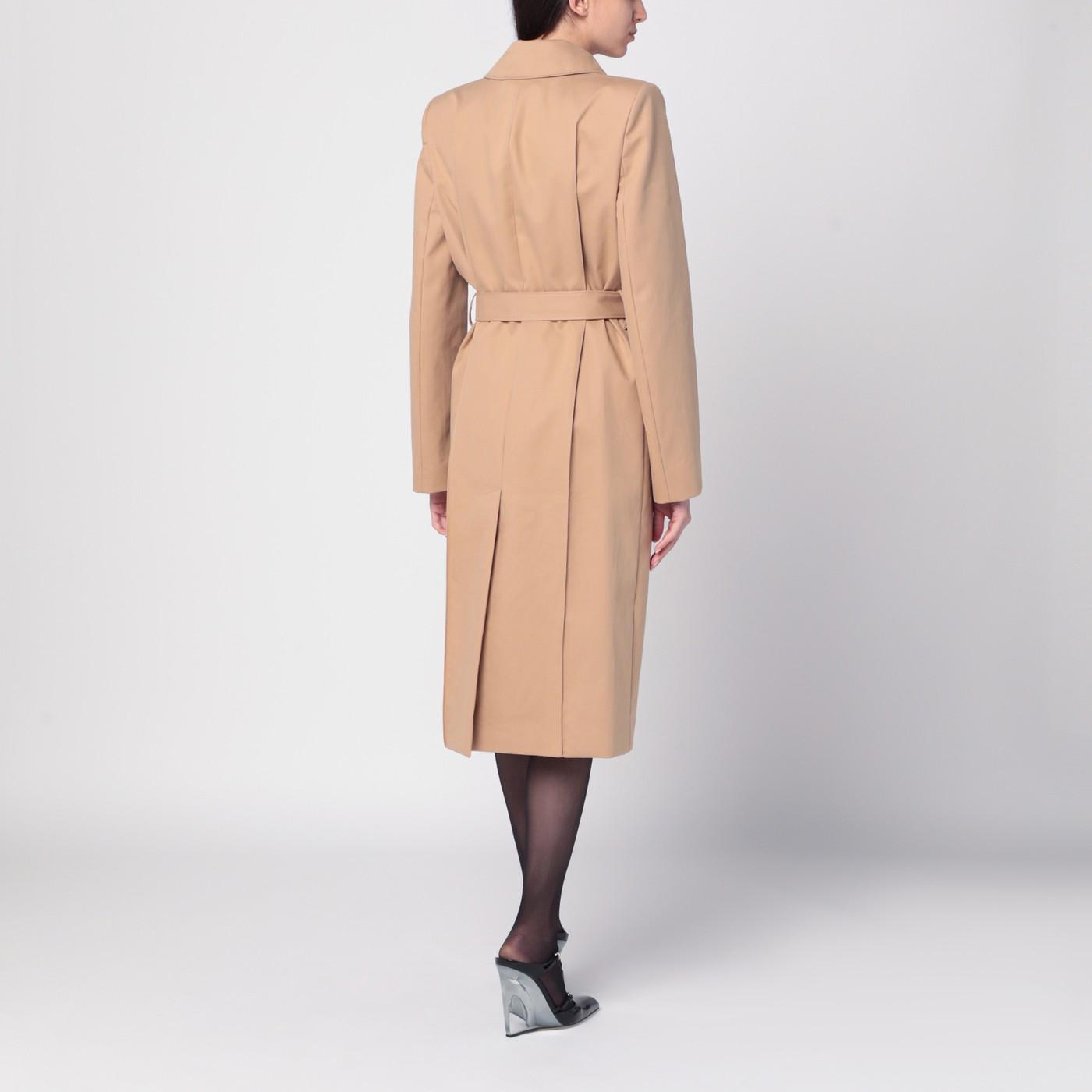 ジャケット Alexander McQueen Beige trench coat with belt Alexander McQueen Alexander Mcqueen Beige Trench Coat With