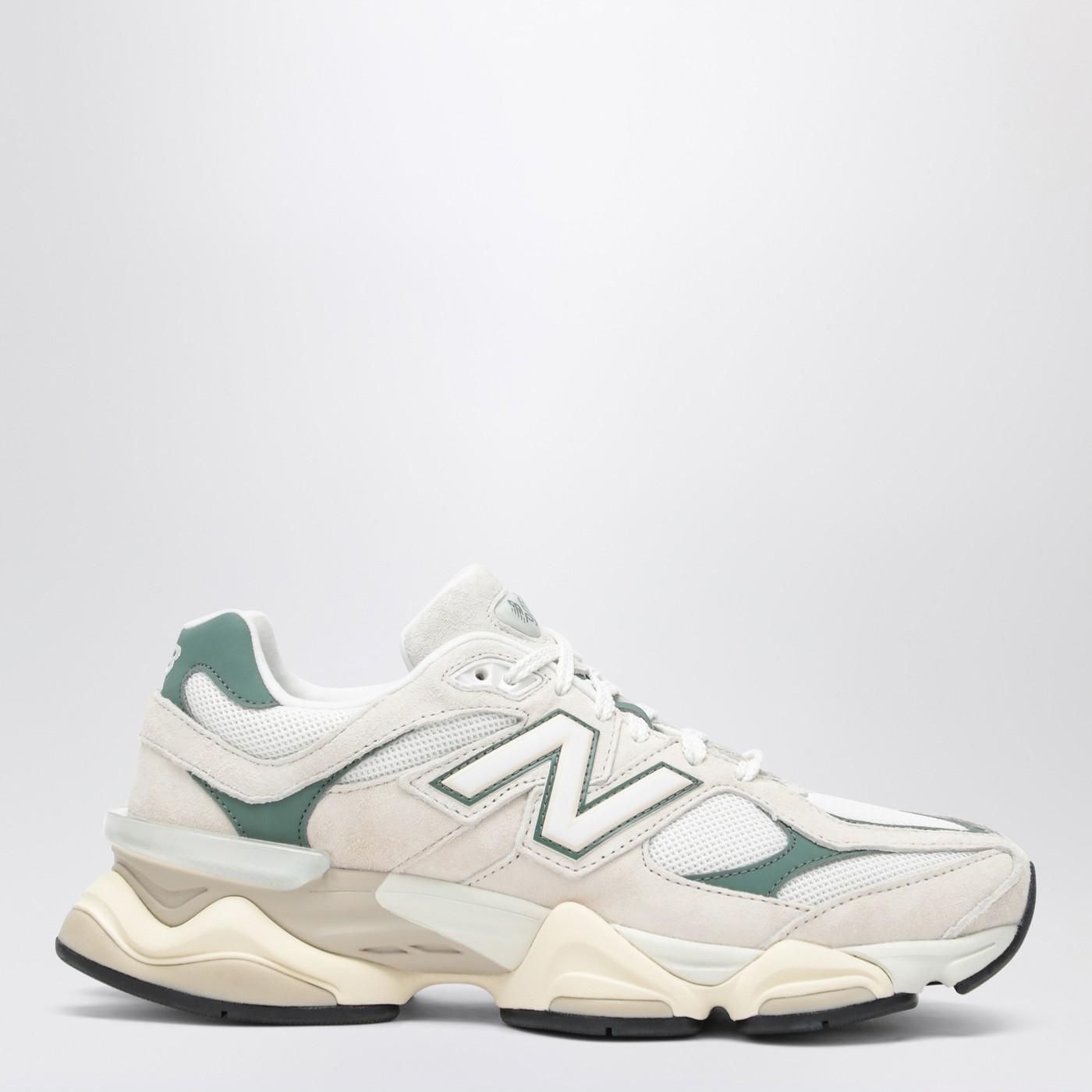 New Balance Low Sneaker 9060 Linen With Dark Juniper in White | Lyst