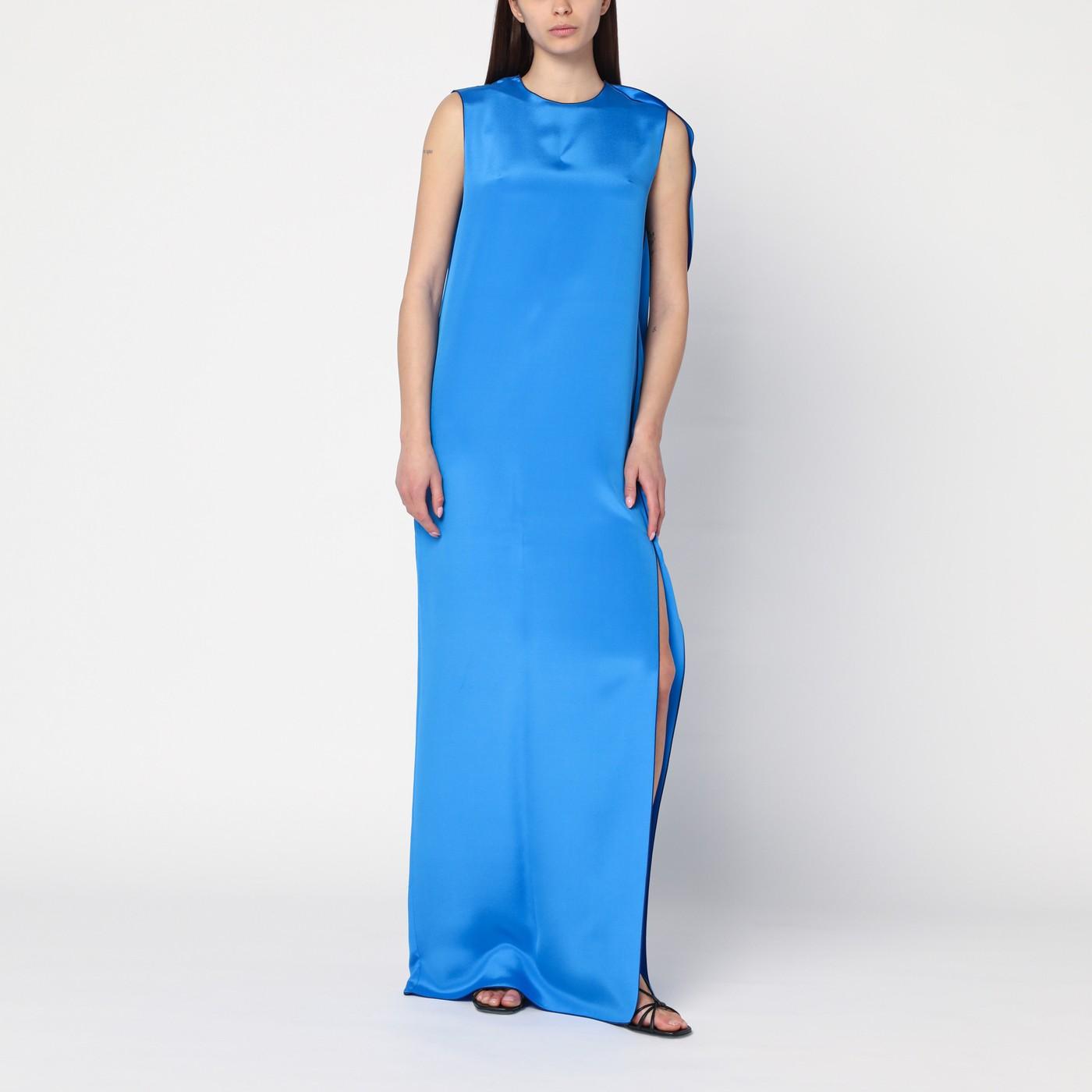 max mara blue silk dress Weekend Max Mara | Woman - Silk shirt dress - Light Blue
