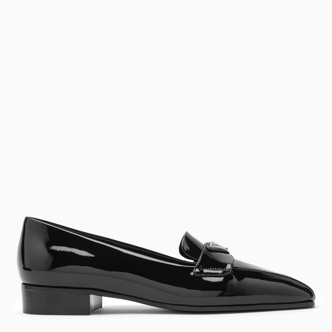 Prada Pointytoe Loafer In Black Patent Leather Black Lyst