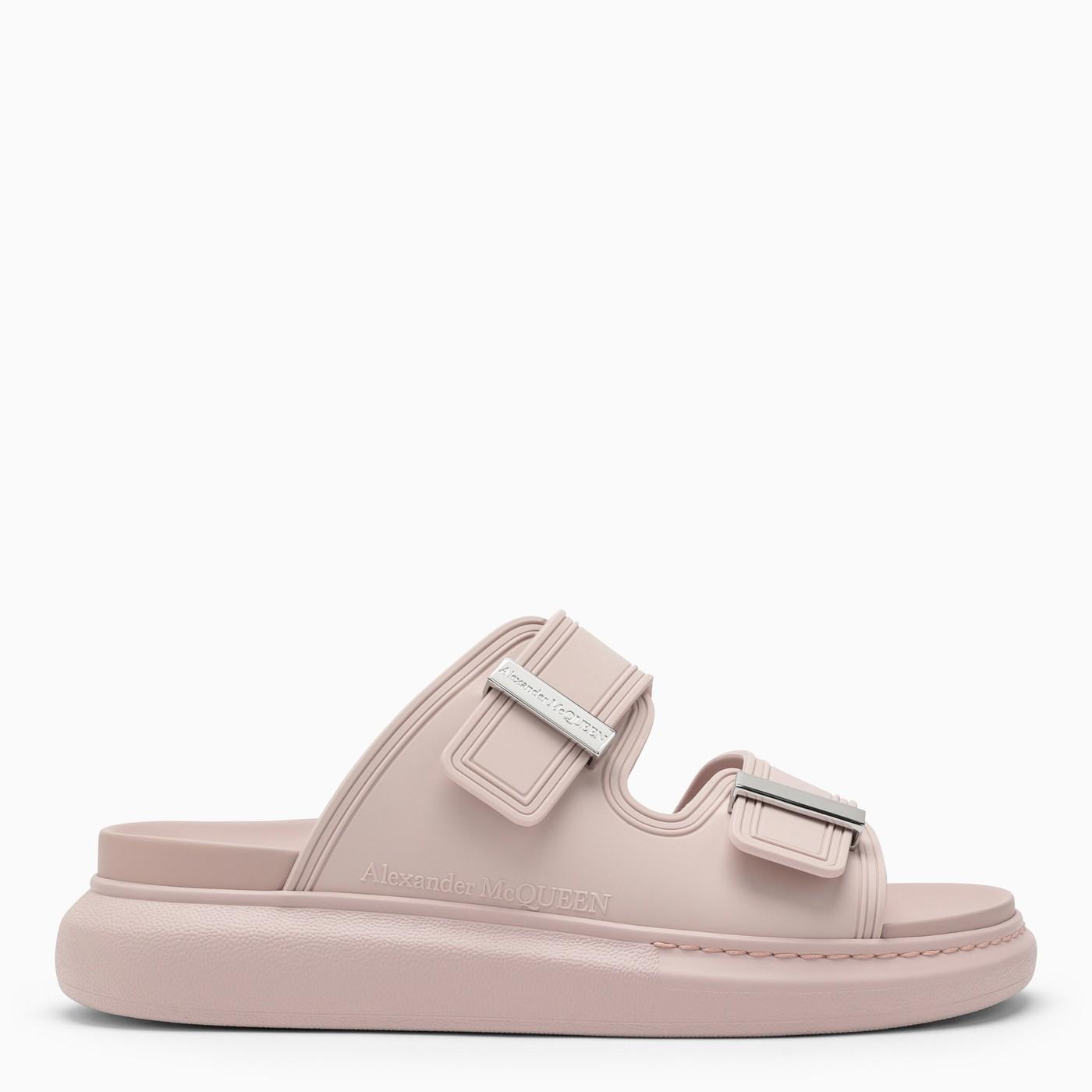 Alexander McQueen Tea Rose Hybrid Sandals in Pink | Lyst