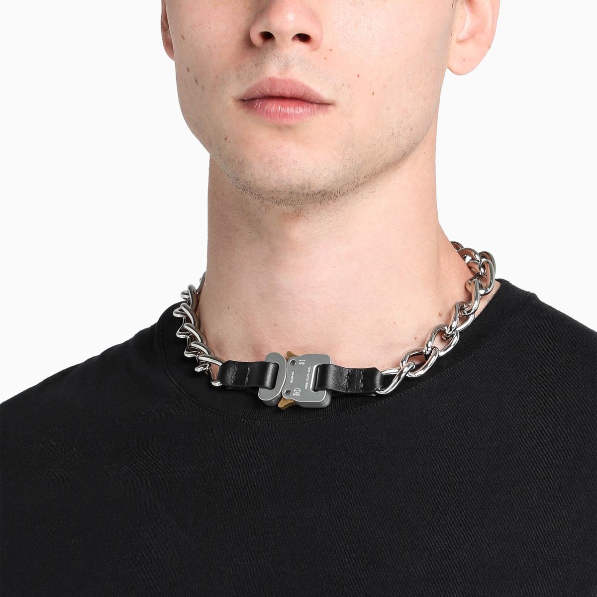 1017 ALYX 9SM Chainleather Buckle Necklace in Black for Men | Lyst