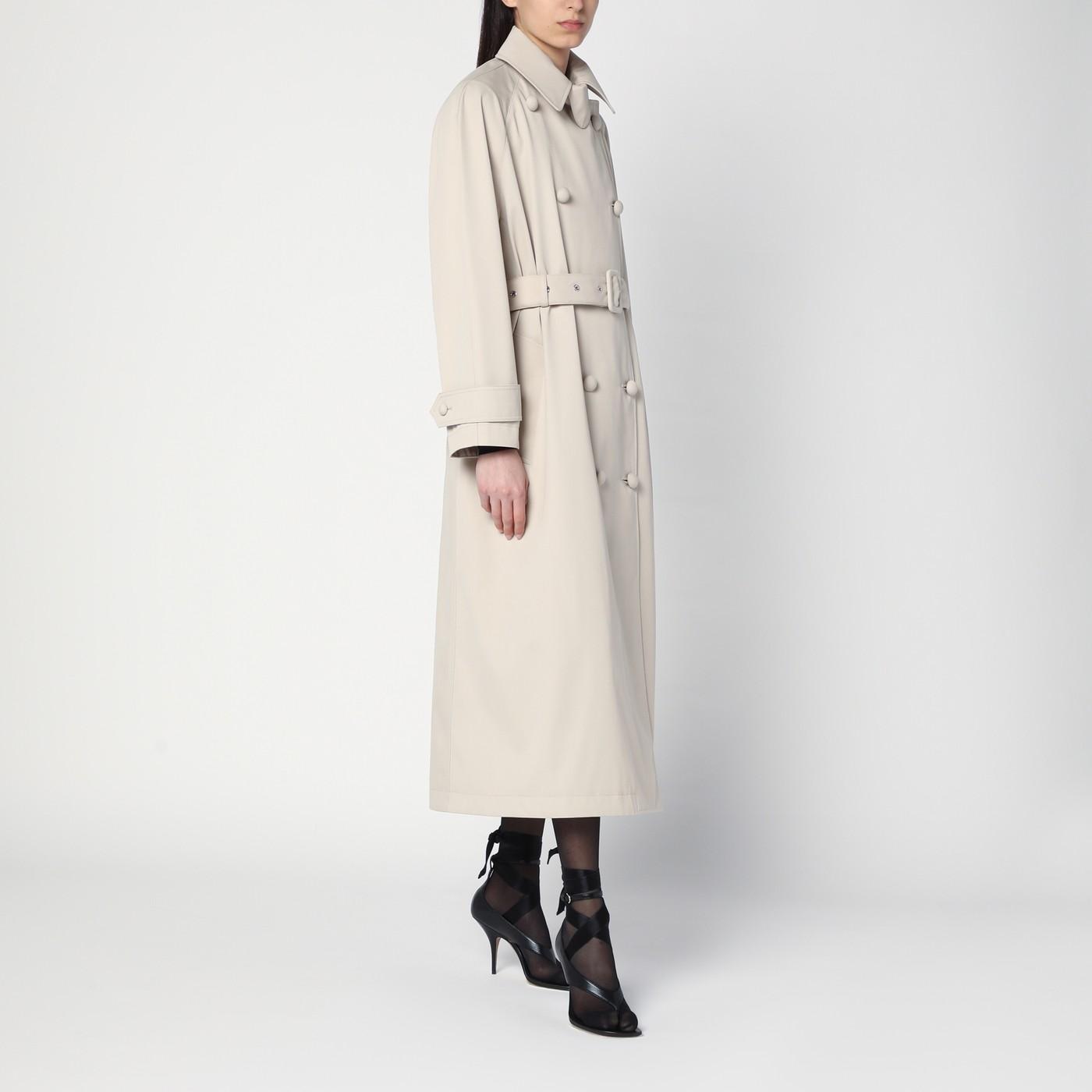 トレンチコート Dolce & Gabbana TRENCH COAT (F0W3XTFUMG9 W0800) Technical organza trench coat in White for Women