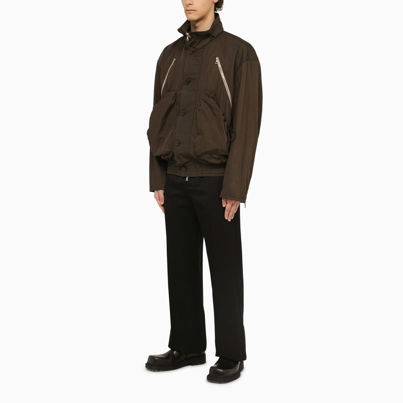 Dries Van Noten Vanborn Khaki Bomber Jacket in Brown for Men | Lyst UK
