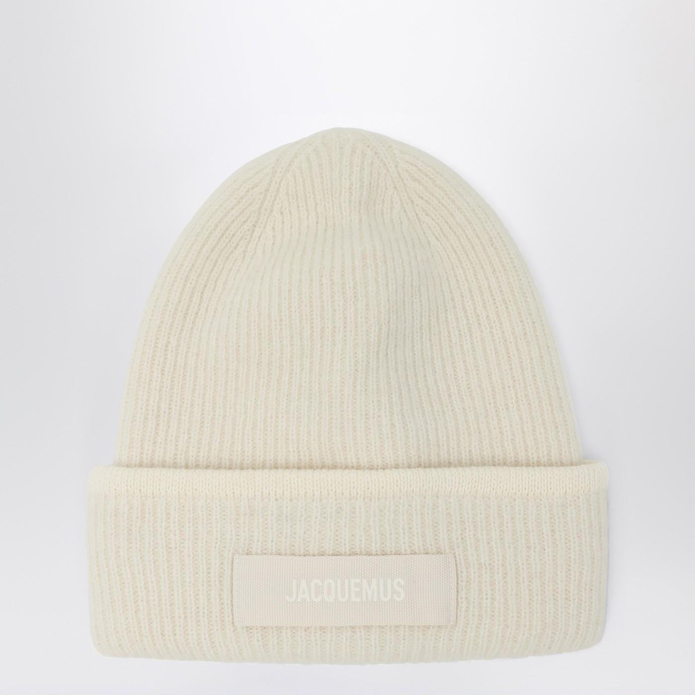 【関税&送料込み】Jacquemus Ribbed Hat Off Jacquemus Ribbed Hat Off in Natural | Lyst