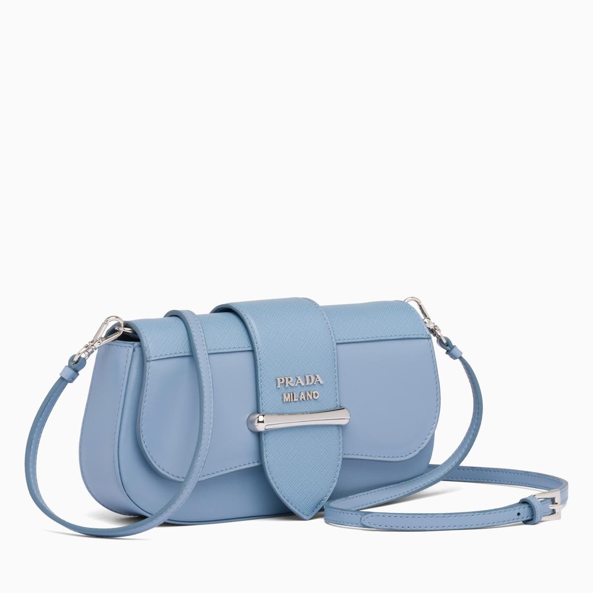 light blue mini bag