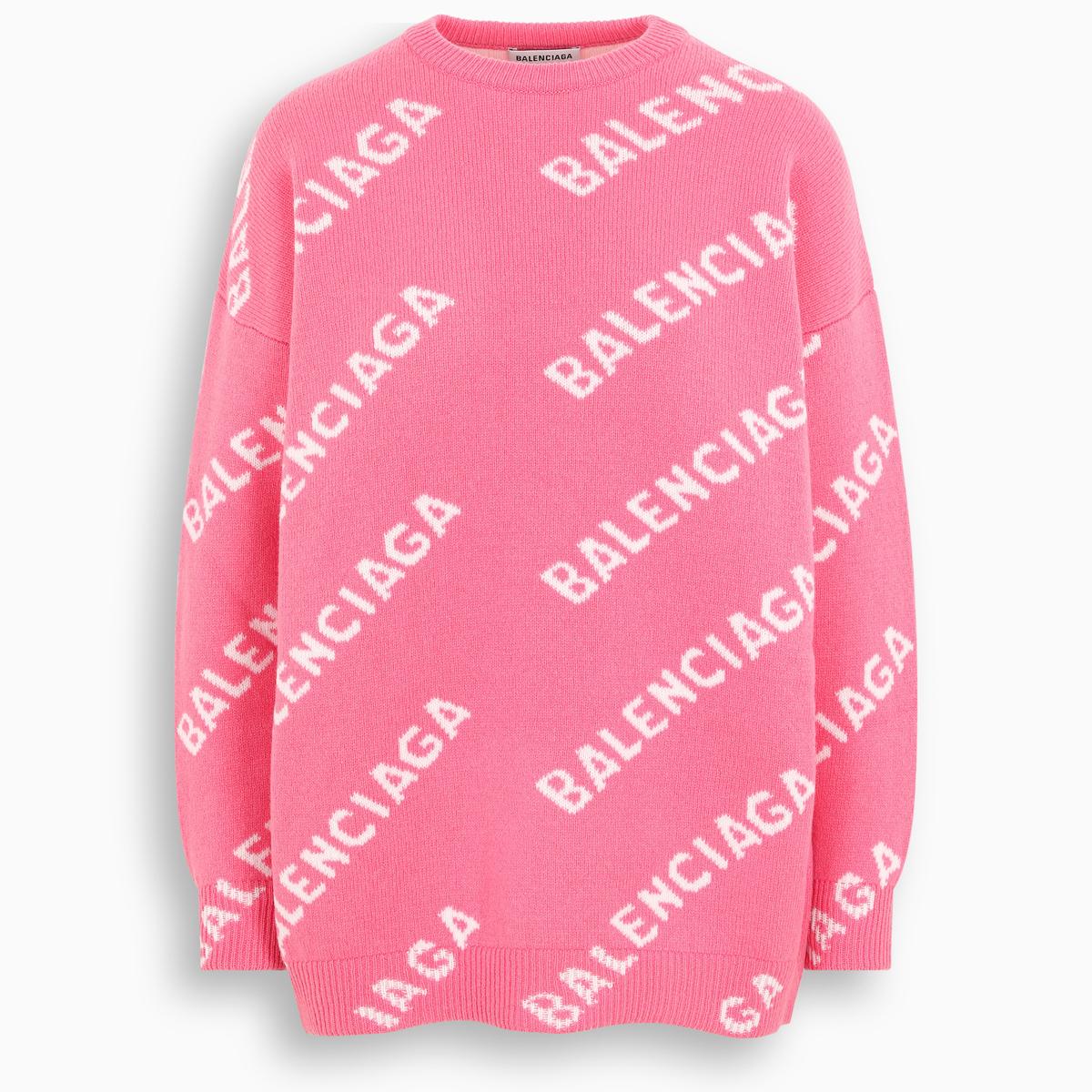 balenciaga pink sweater