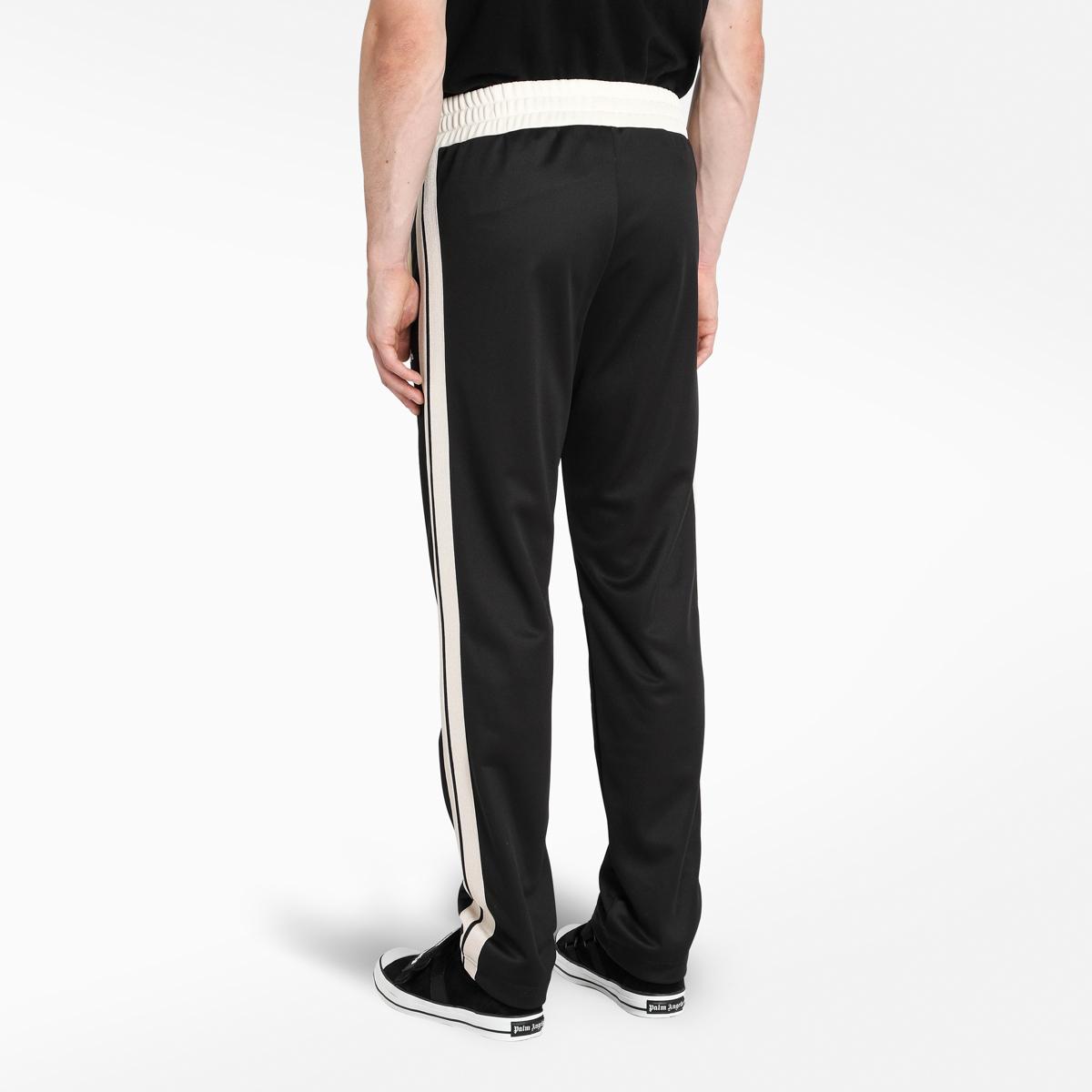 palm angels track pants black white