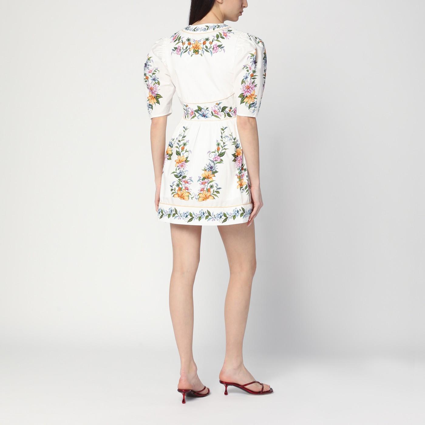 FARM Rio Sweet Bloom Dreamscape Mini Dress in White | Lyst UK
