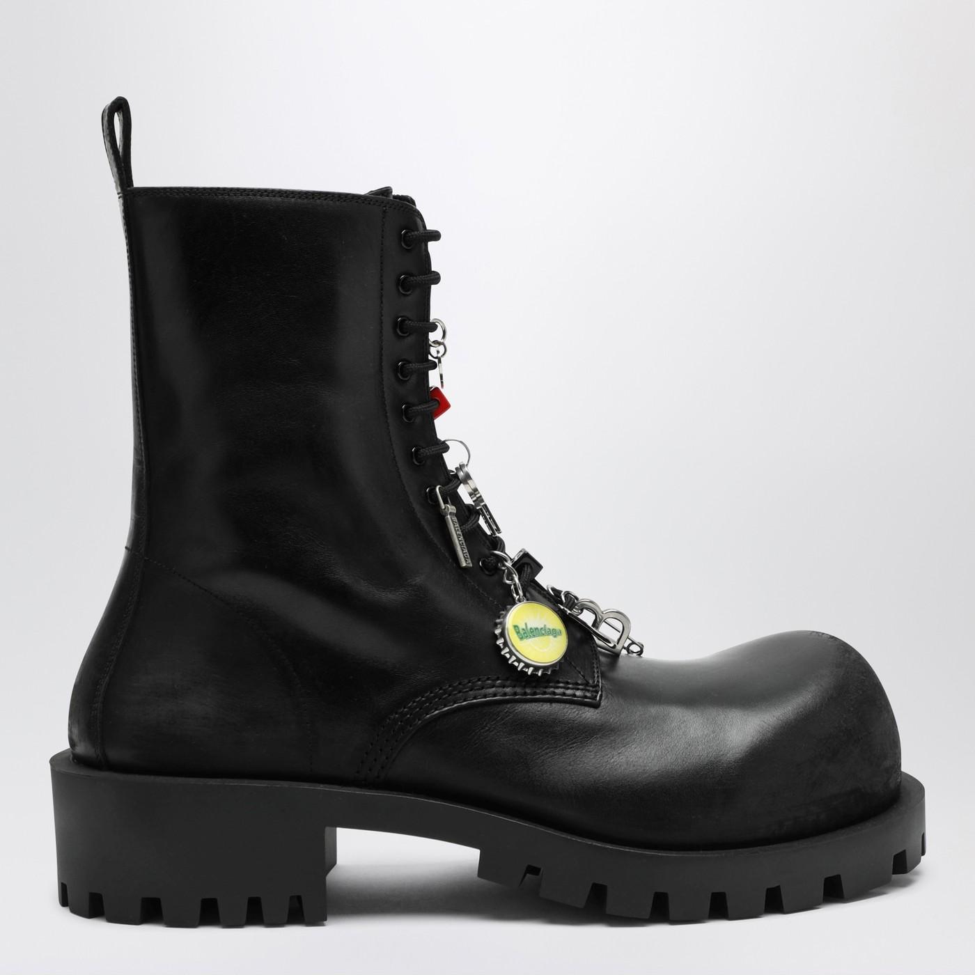 ブーツ BALENCIAGA Men Boots 5468104 813689 WCDA1 1000 Black Men's Giant Boot in Black | Balenciaga US