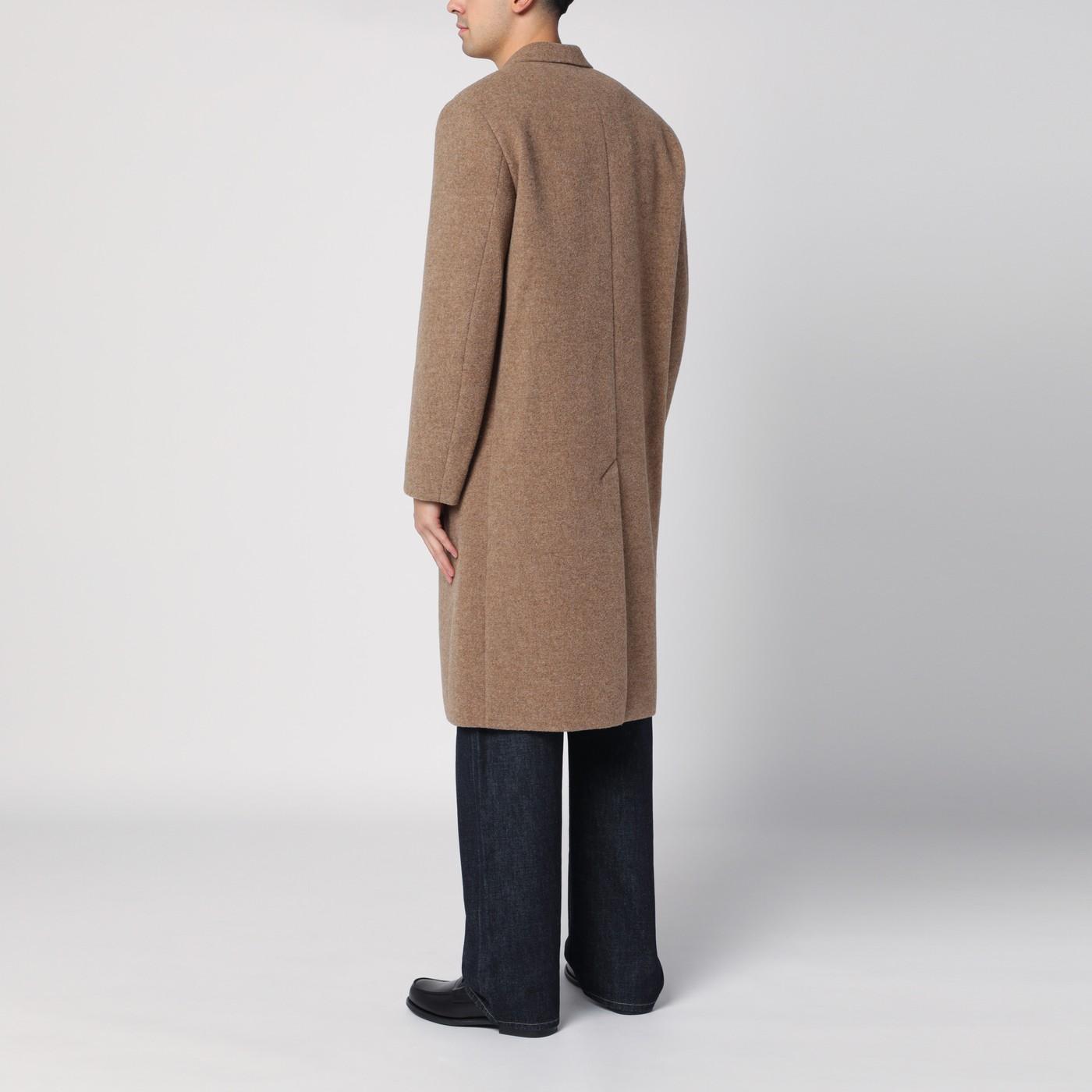 AURALEE Double-breasted Wool Coat in Natural for Men | Lyst UK