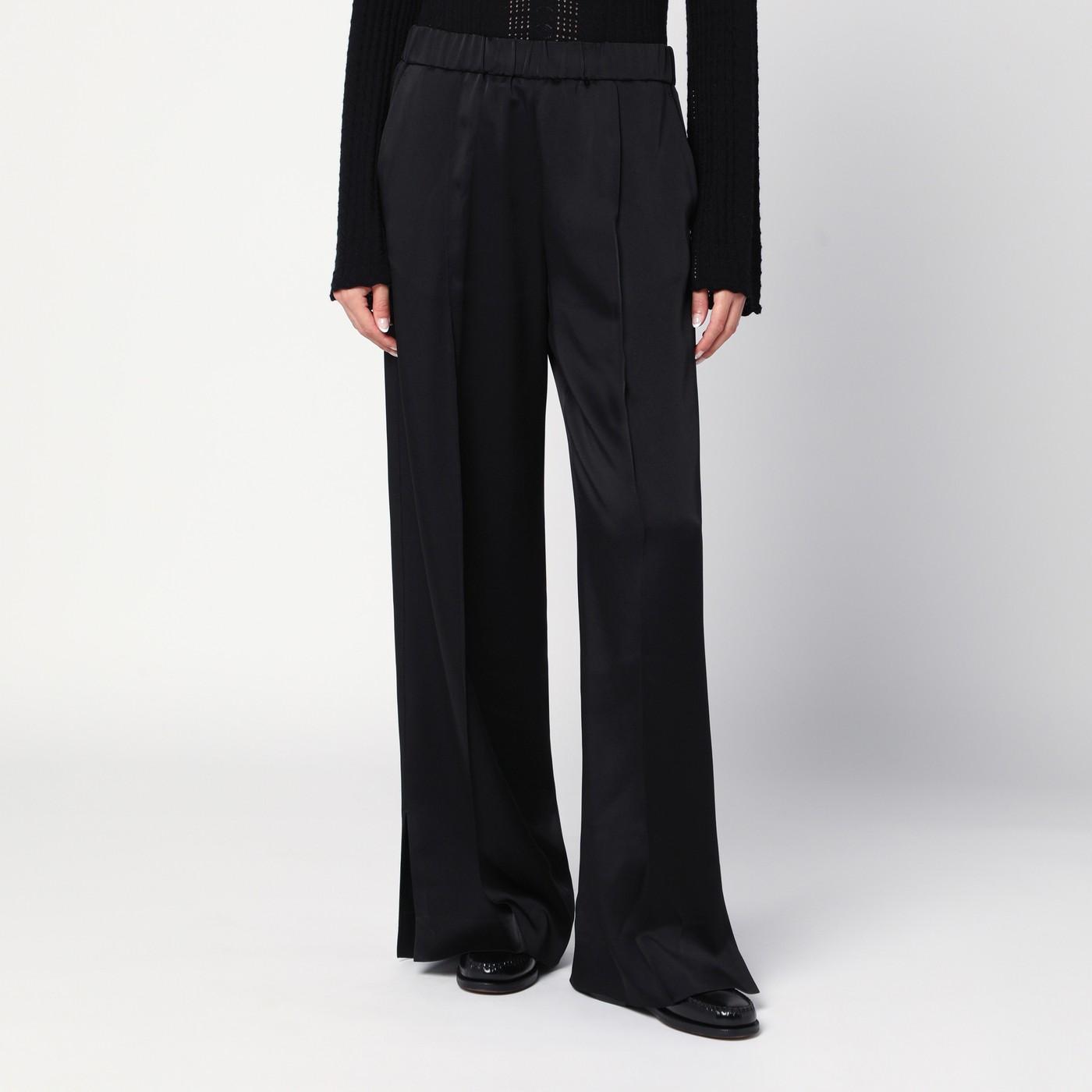 【関税&送料込】Jil Sander Black Satin Palazzo Pants 28340466_57835163_600.jpg