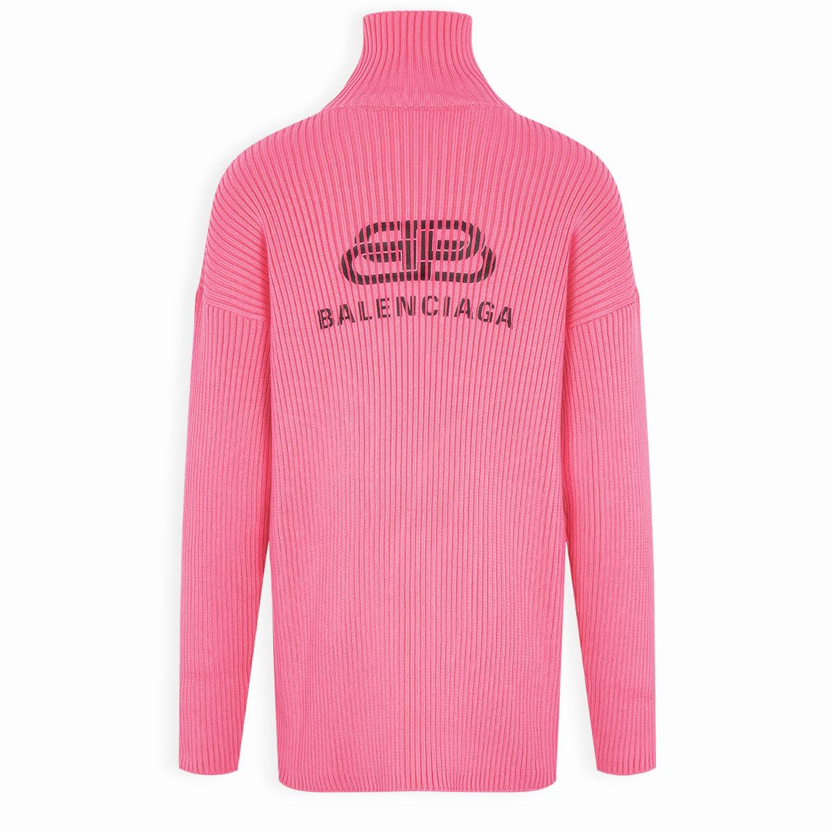 balenciaga pink sweater