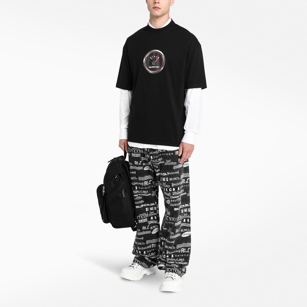Balenciaga /white Tv Show Print Jeans in Black for Men | Lyst