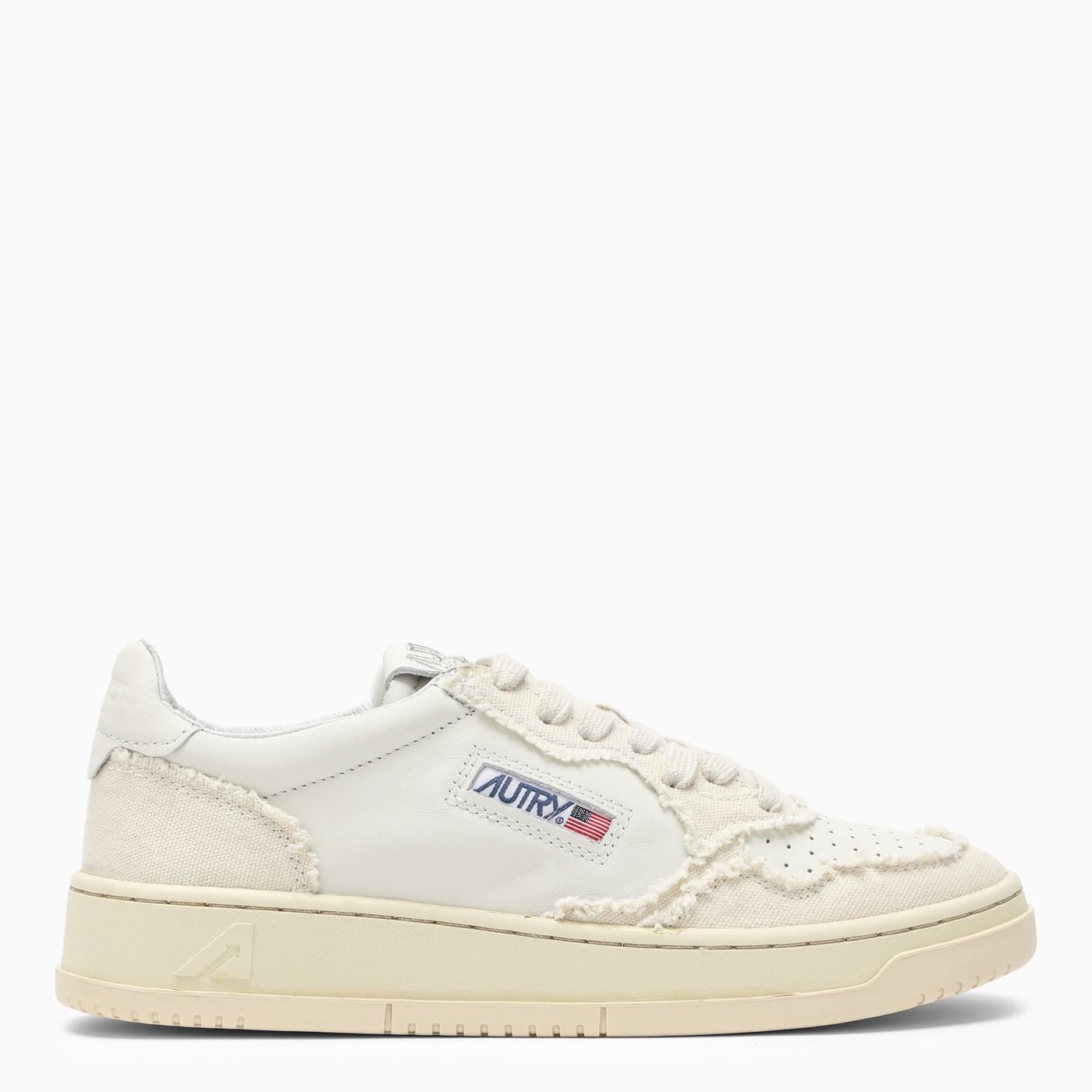 Autry Medalist Canvas Trainer in White | Lyst