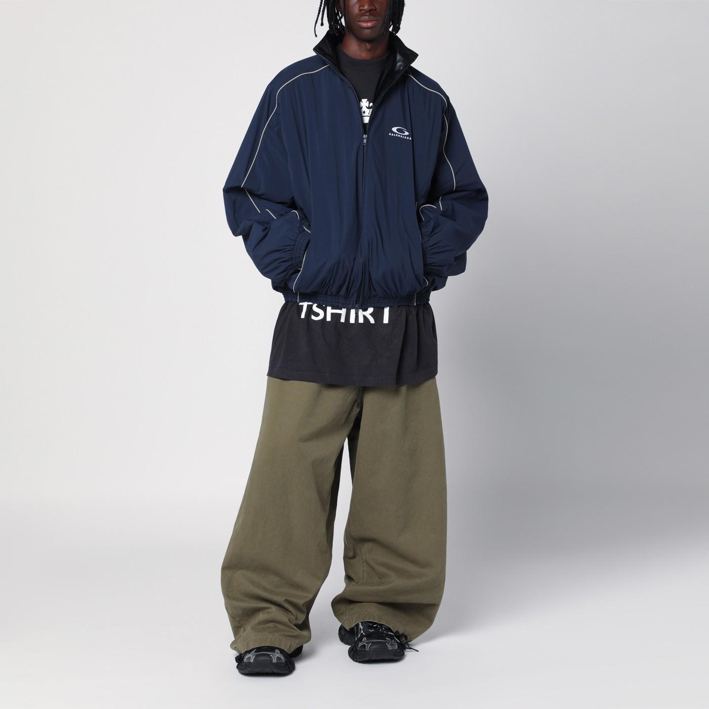 マウンテンパーカー BALENCIAGA Tracksuit Loop Sports Icon Ampia' jacket Men's Loop Sports Icon Tracksuit Jacket in Black | Balenciaga US