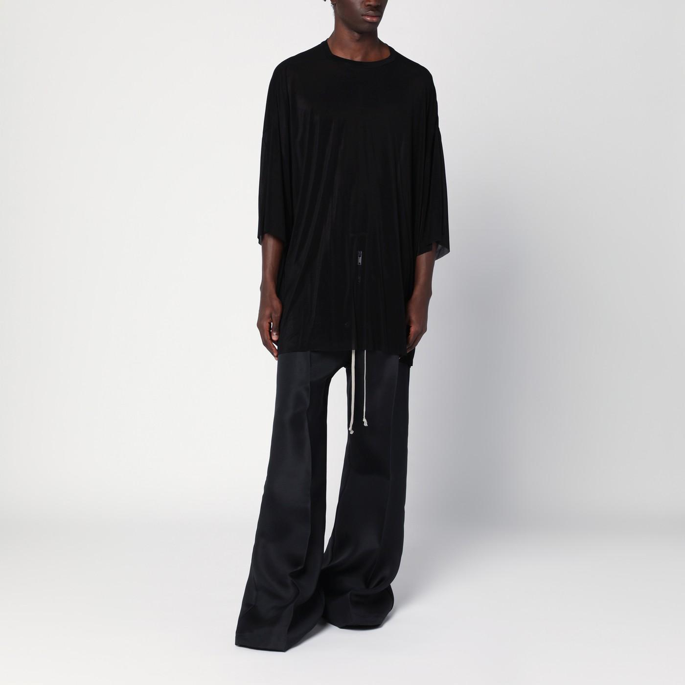 Tシャツ・カットソー RICK OWENS OVERSIZED BLACK CUPRO T-SHIRT Rick Owens Oversized Cupro T-Shirt in Black for Men | Lyst