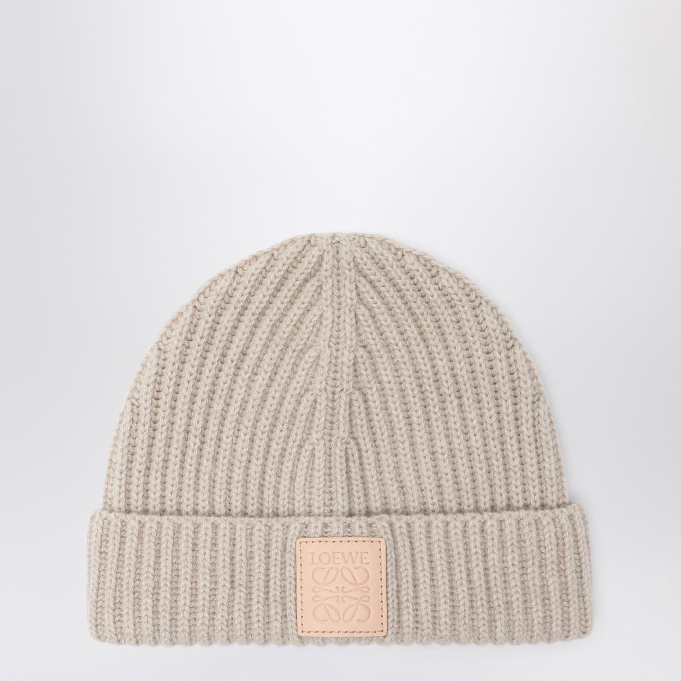 ニットキャップ・ビーニー LOEWE LIGHT BEIGE CASHMERE BEANIE ニットキャップ・ビーニー LOEWE LIGHT BEIGE CASHMERE BEANIE
