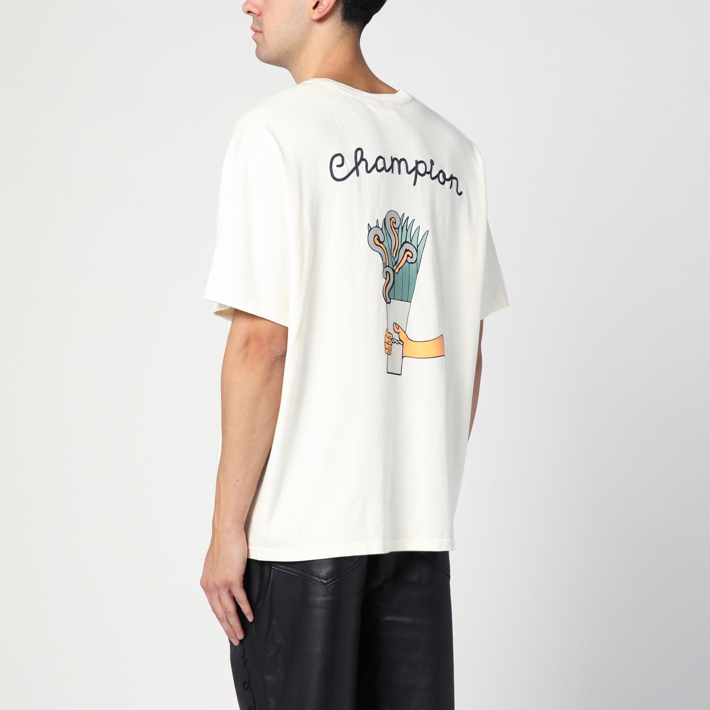 Champion white t shirt hot sale