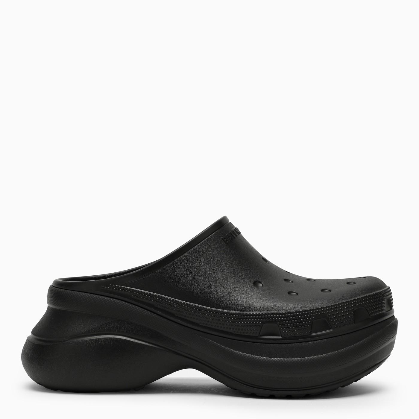 Balenciaga Crocs Black Rubber Slip On Sandal for Men | Lyst