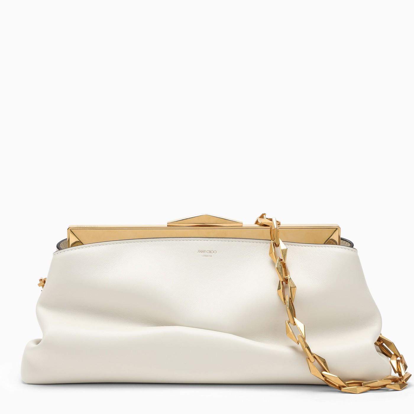 Jimmy Choo Diamond Frame Clutch in Metallic Lyst