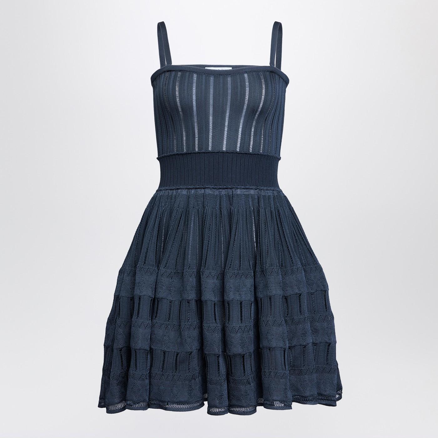 ワンピース ALAIA Wrap denim dress ALAÏA Asymmetric wrap-effect denim mini dress | NET-A-PORTER