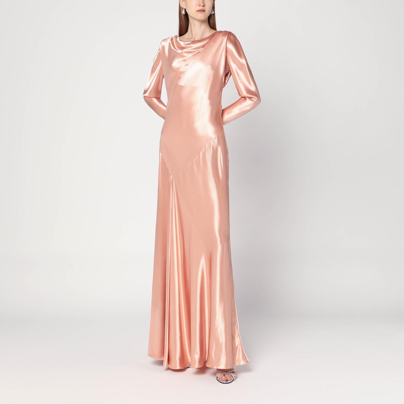 ワンピースその他 a Ferretti Long pink dress in shiny satin 26437117_56071292_1000.jpg