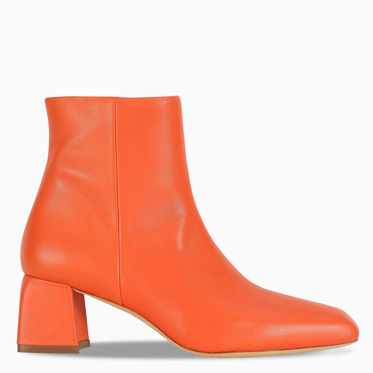 long orange boots