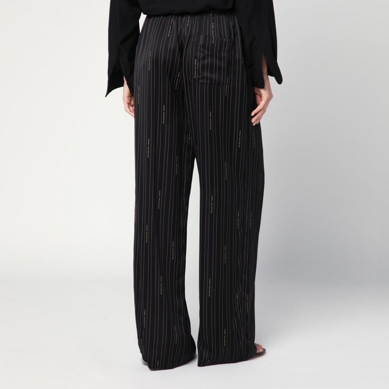 【関税&送料込】Balenciaga Pinstripe Twill Straight-Leg Pant Balenciaga Pinstripe straight-leg Trousers | Black | FARFETCH CA
