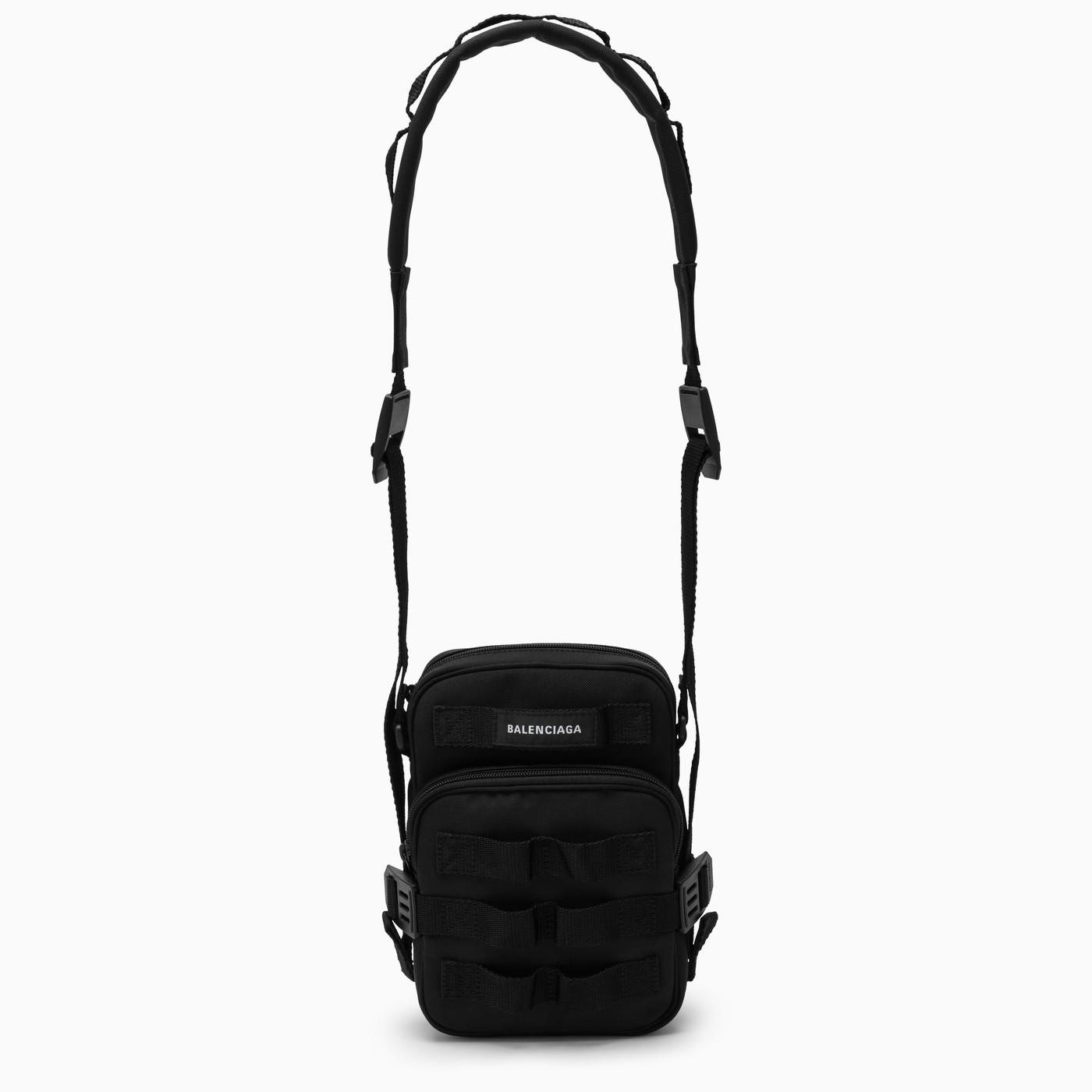 Balenciaga Army Messenger Nylon Shoulder Bag in Black for Men | Lyst