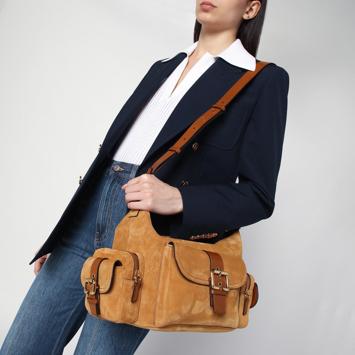 【関税&送料込】Chloe Tan Coloured Suede Leather Camera Bag Chloé Tan coloured suede leather Camera bag - Crossbody Bags