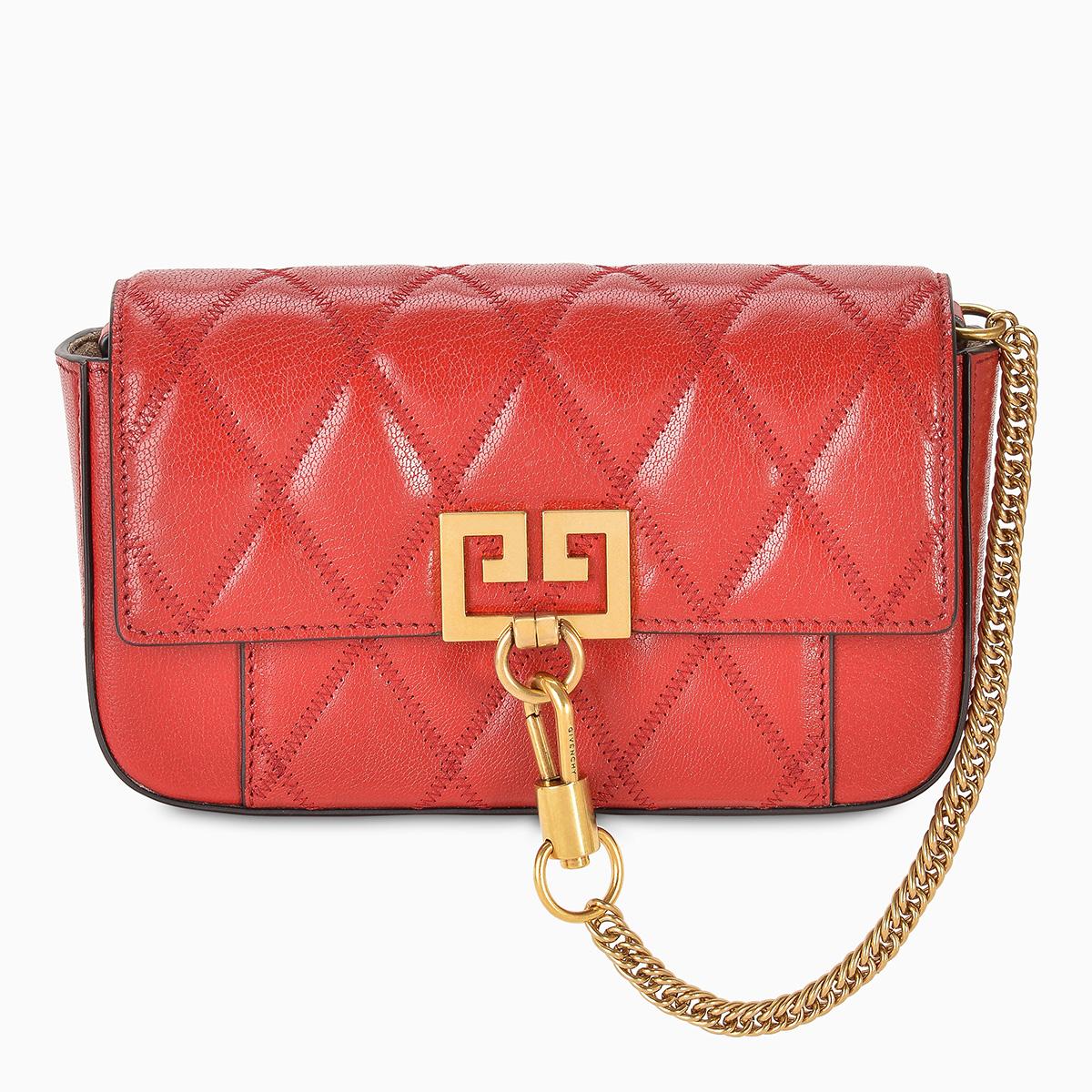 Givenchy Pocket Mini Bag In Red Quilted Leather - Lyst
