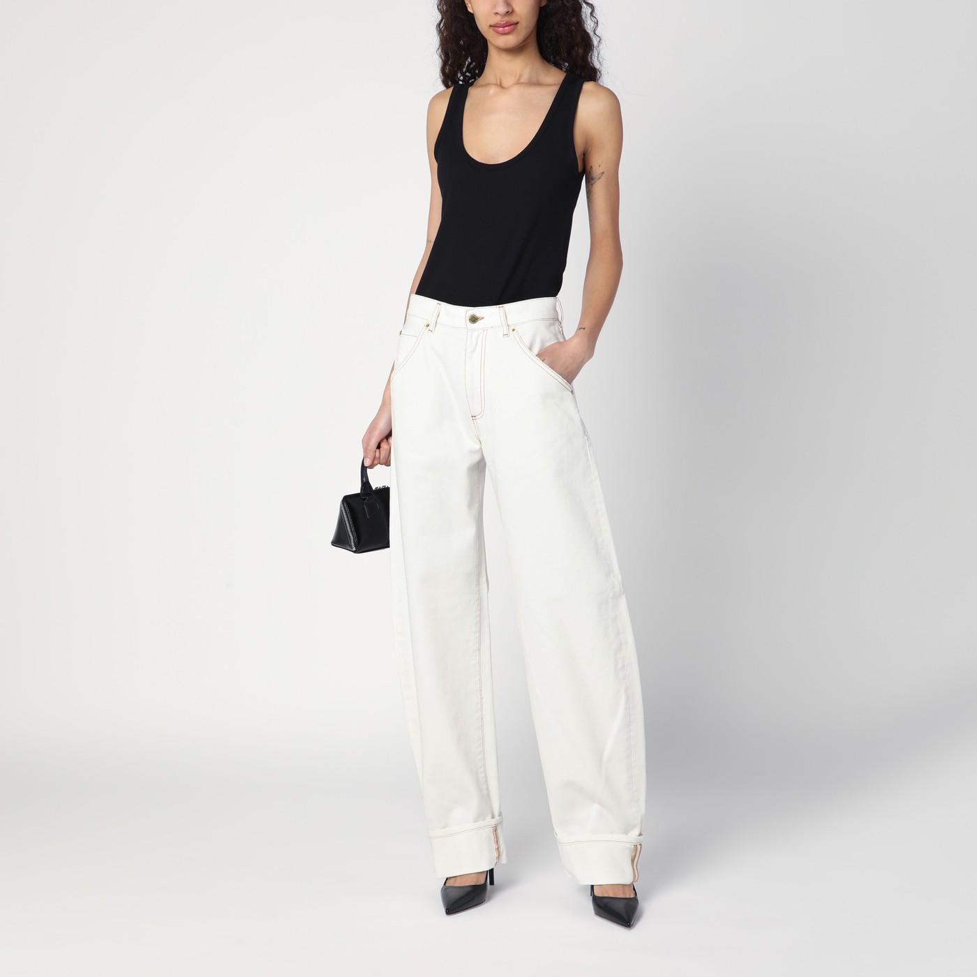 ボトムスその他 DARKPARK Khris white balloon jeans DARKPARK KHRIS WHITE BALLOON JEANS | netdressed | REVERSIBLE
