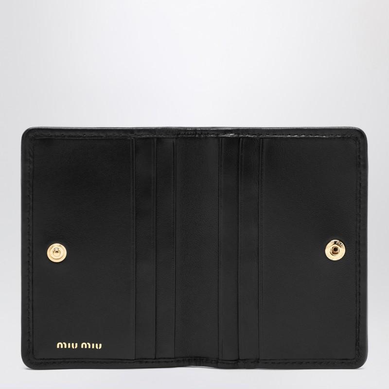 Leather wallet Miu Miu Black in Leather - 42924863