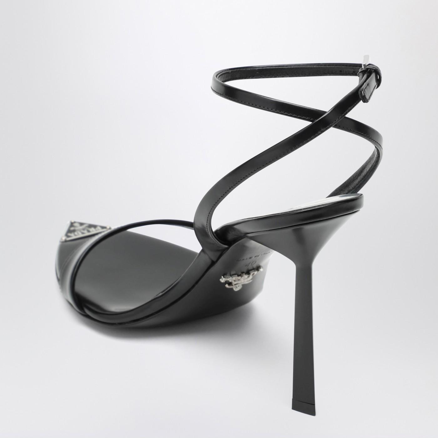 Prada High-Heeled Sandals in Black | Lyst UK