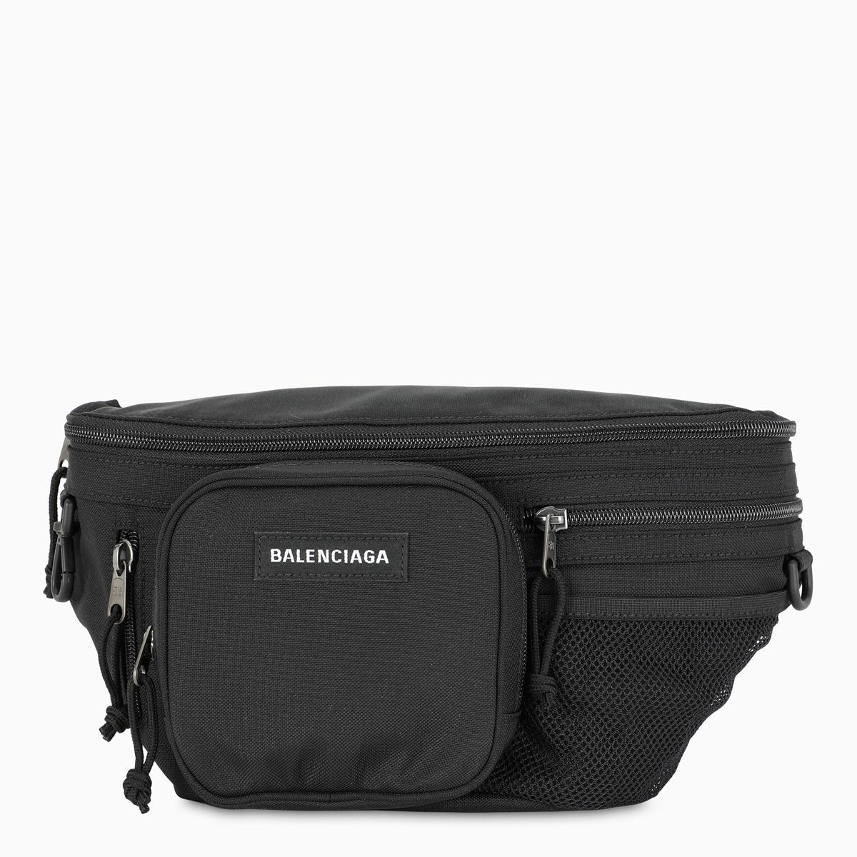 Balenciaga Explorer Multi-zip Belt Bag in Black for Men - Lyst