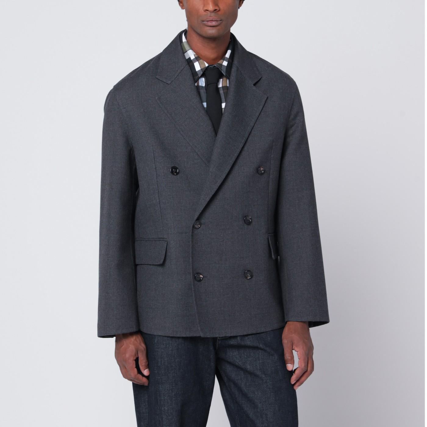 ジャケット BOTTEGA VENETA Graphite cotton blend blazer Bottega Veneta Blazers for Men | Online Sale up to 67% off