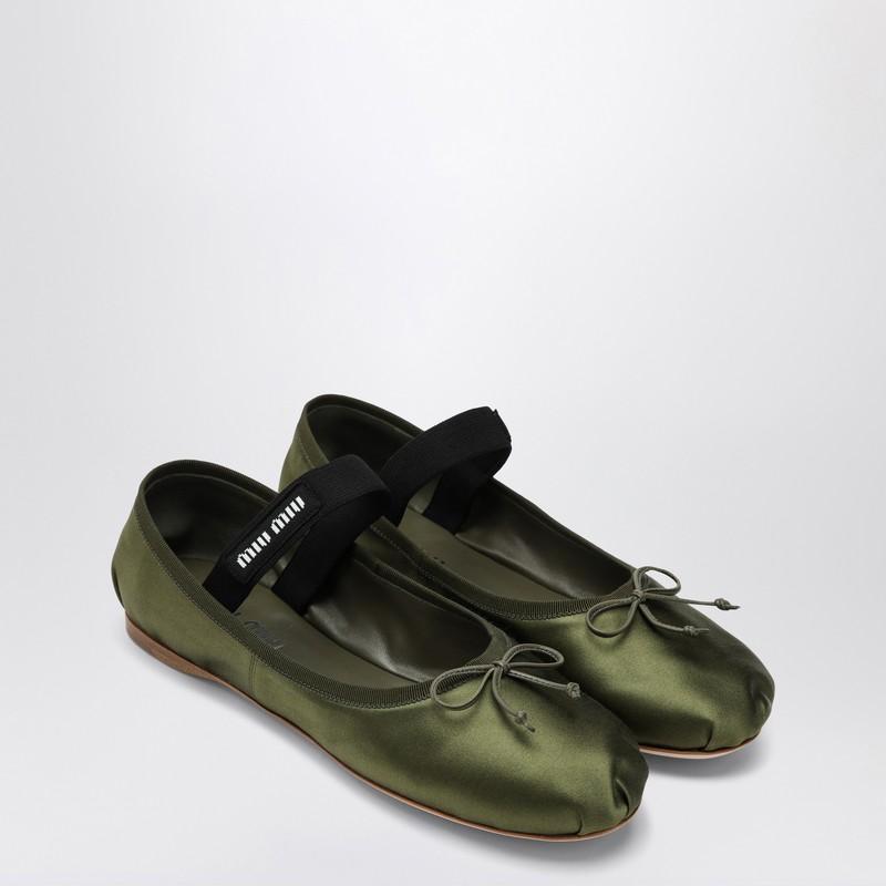 Scarpe Verde Miu Miu da donna Lyst