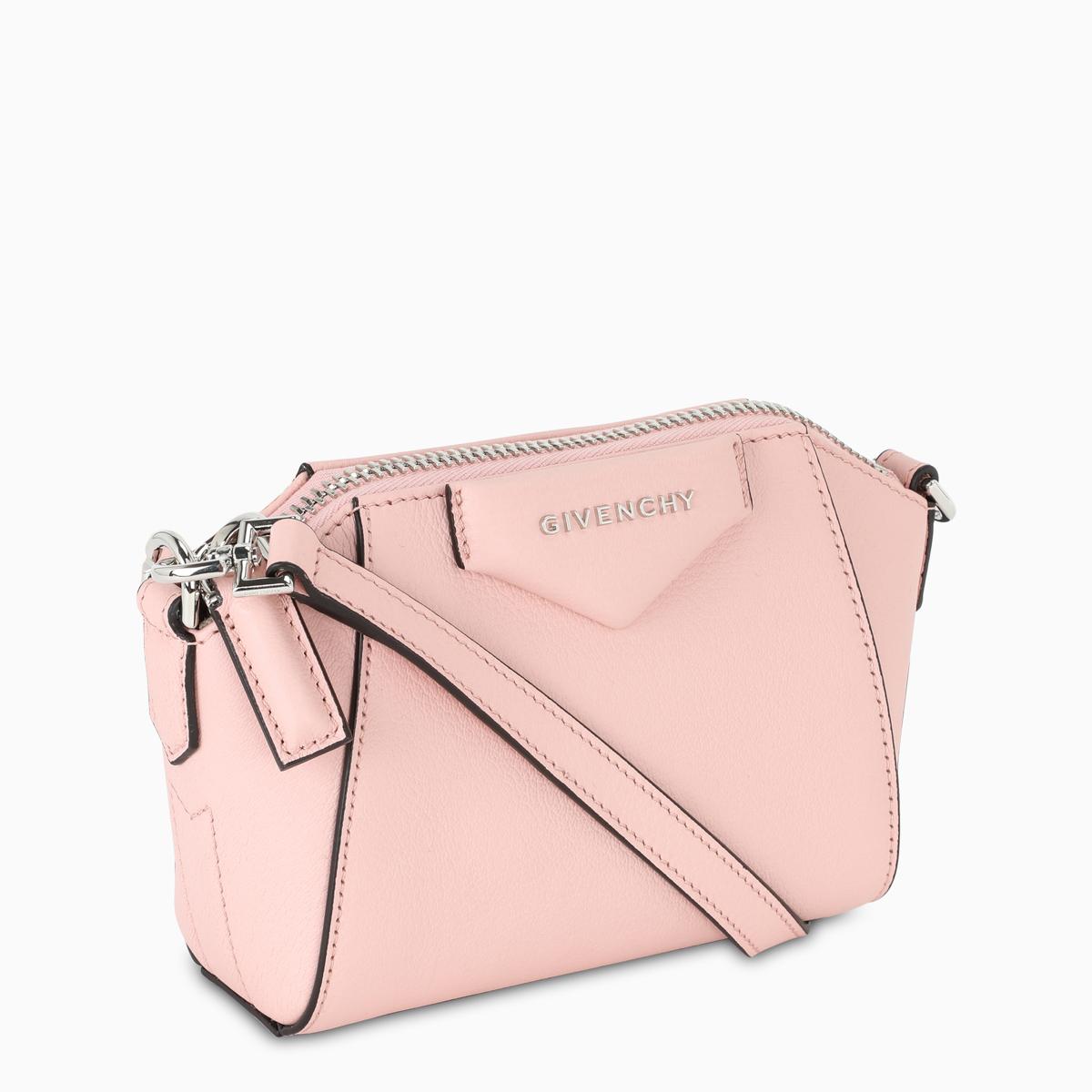 Givenchy Antigona nano Pink Peach Leather ref.351324 - Joli Closet