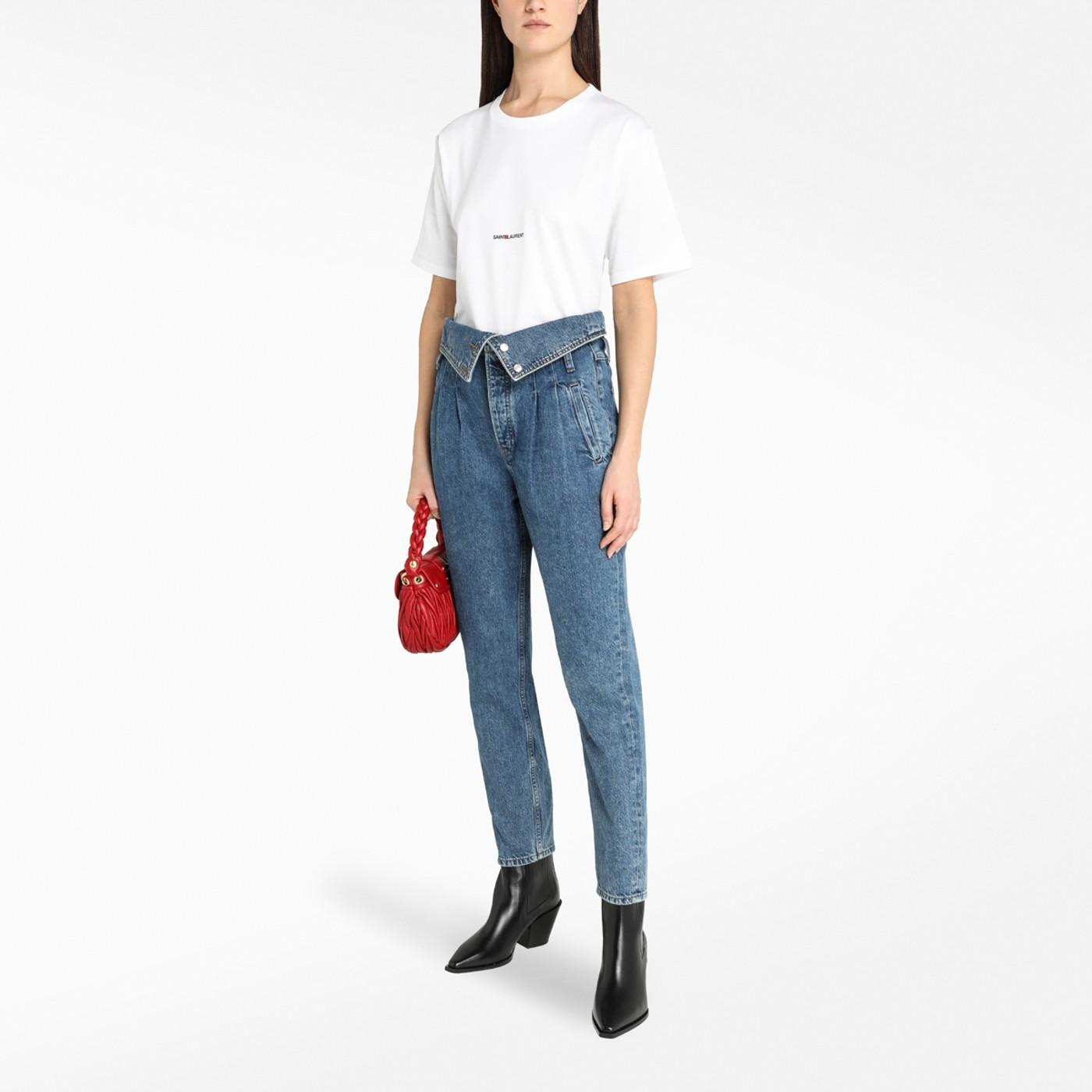 RE/DONE Denim 80s Fold Over Jeans in 