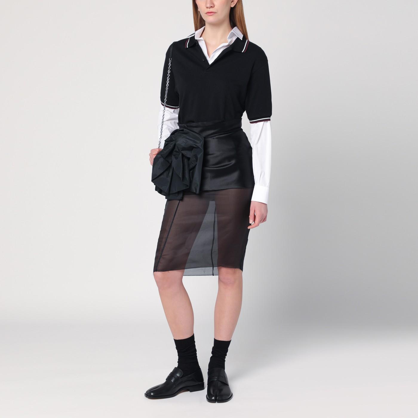 Maison Margiela Decortique Dress With Floral Detail in Black Lyst UK