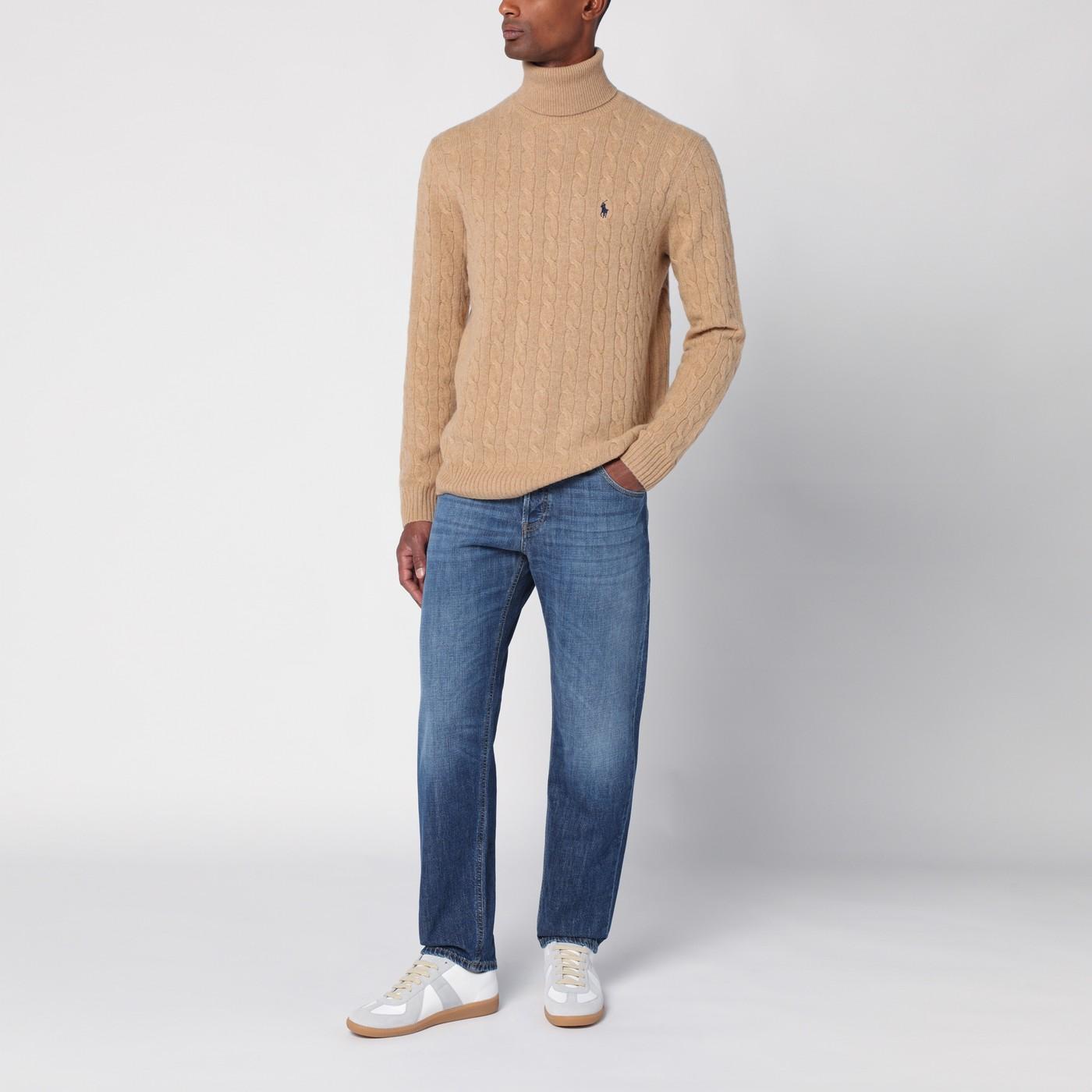 Polo cable sweater hot sale